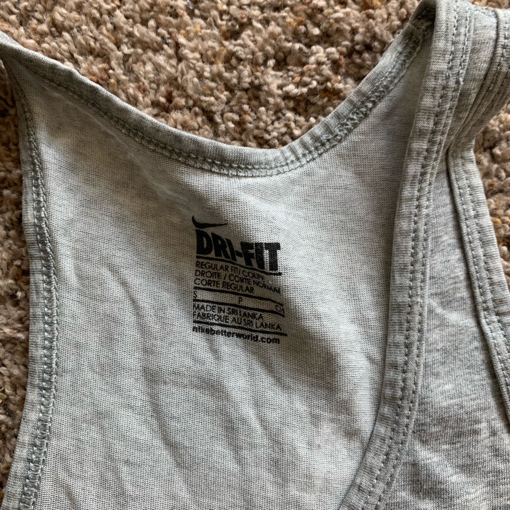Grey Nike Racerback Tank - Picture 2 of 2